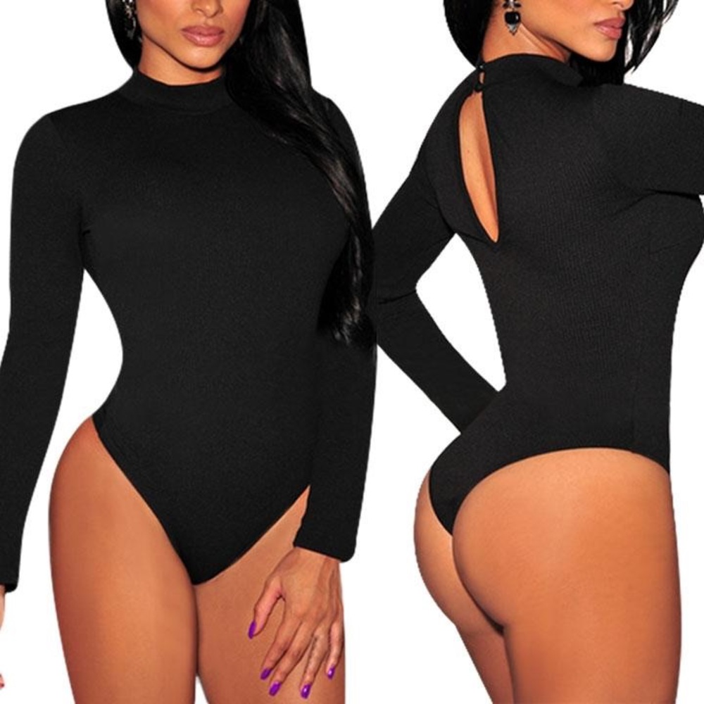 Finity Black Bodysuit